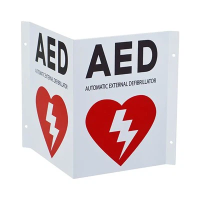 Авариен знак за AED